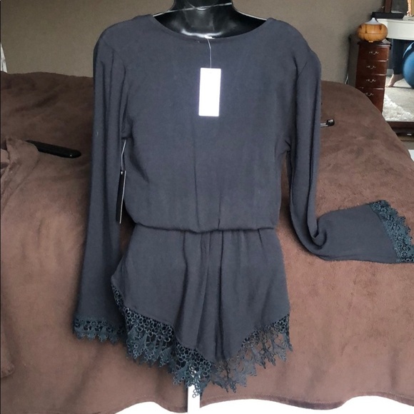 OneHart Black Romper - Picture 2 of 4